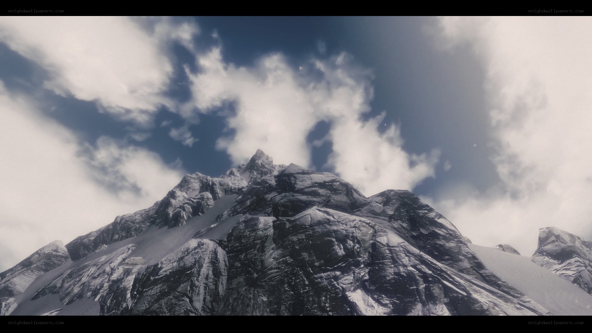 snow-covered mountain peak