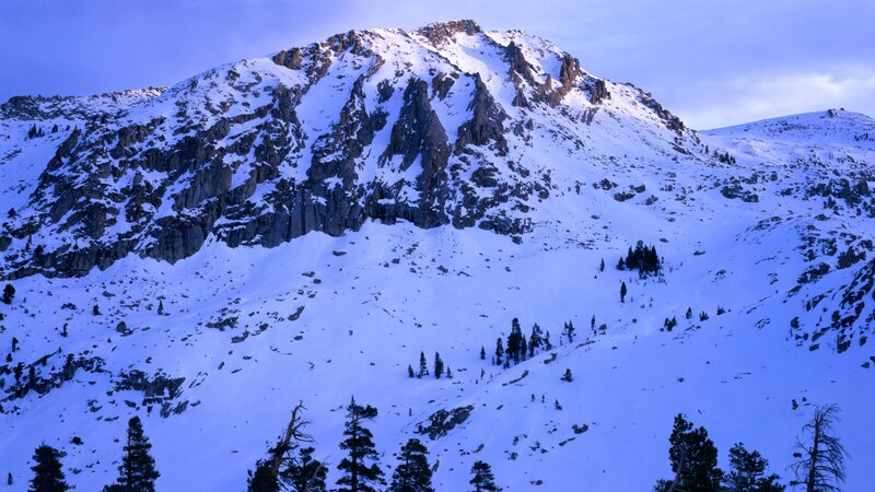 snow-covered mountain peak