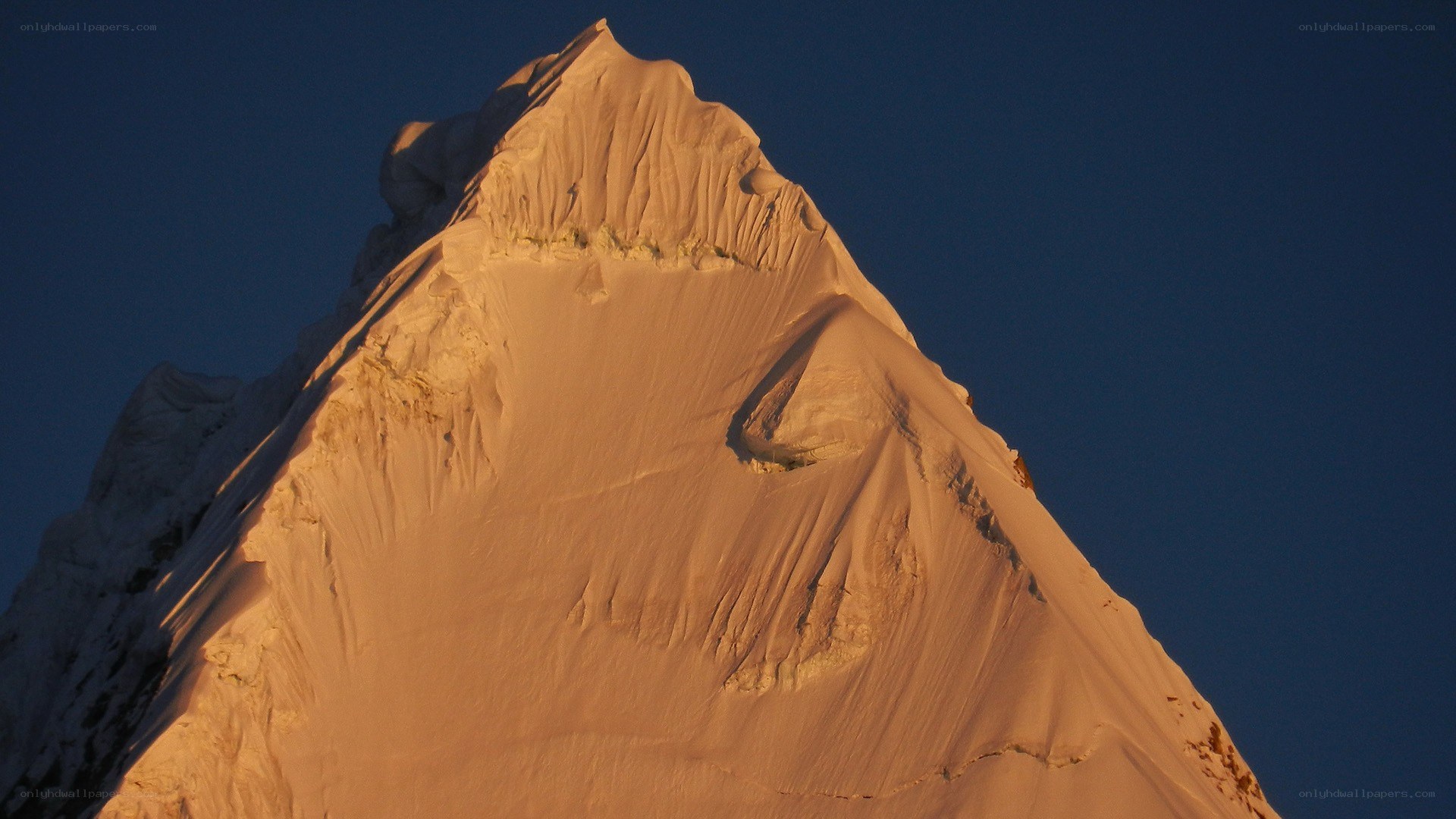 snow-covered mountain peak
