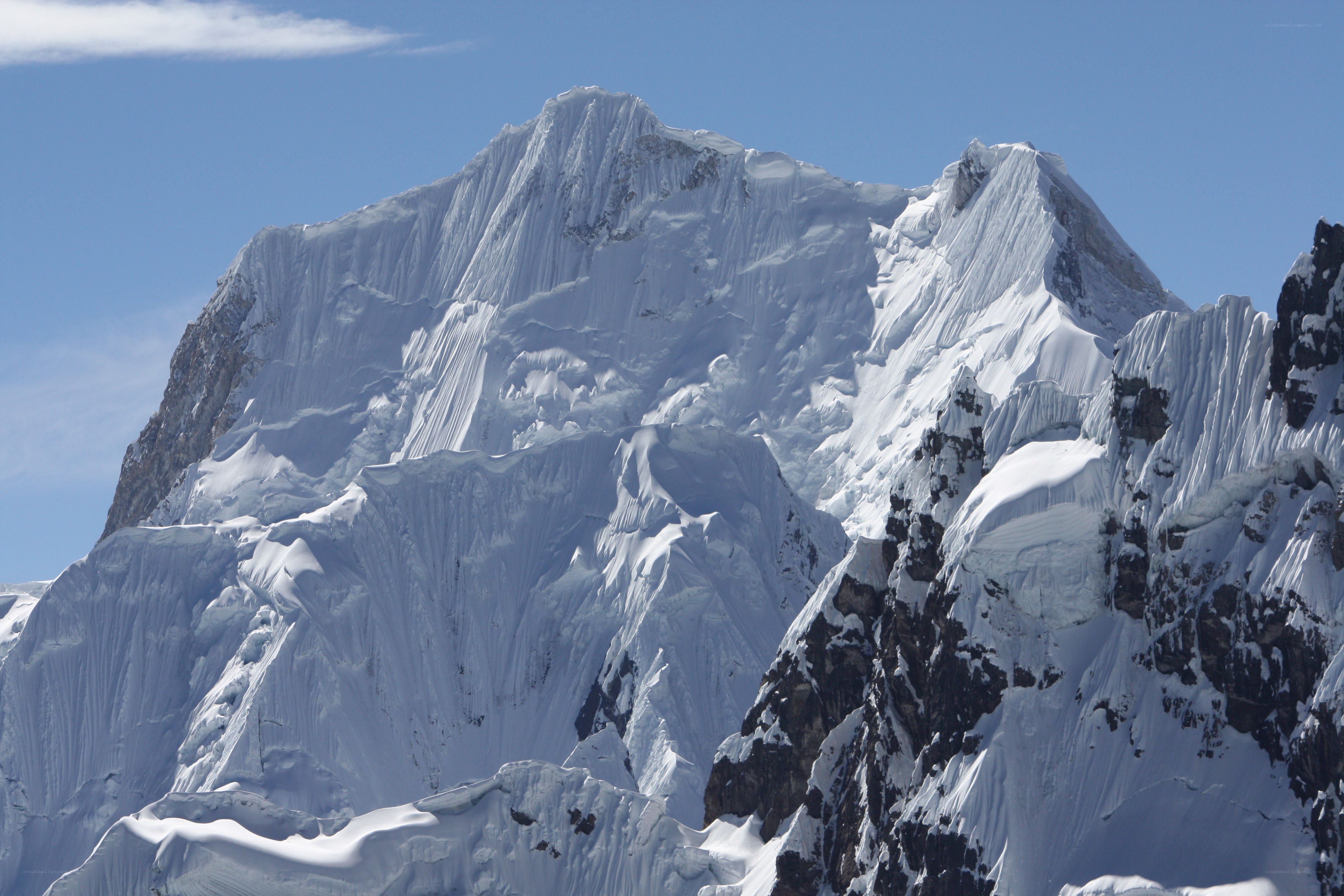 snow-covered mountain peak
