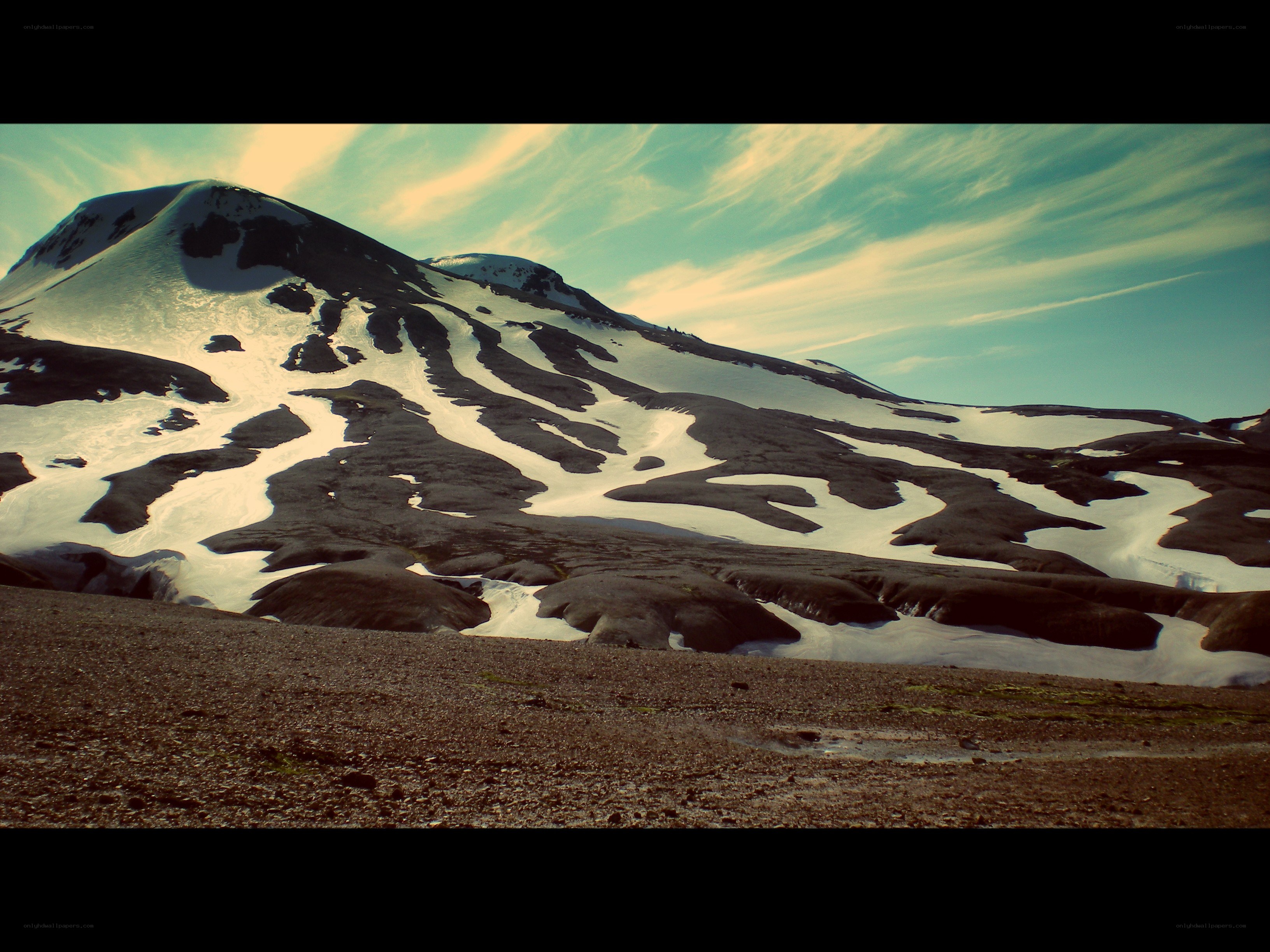 snow-covered mountain peak