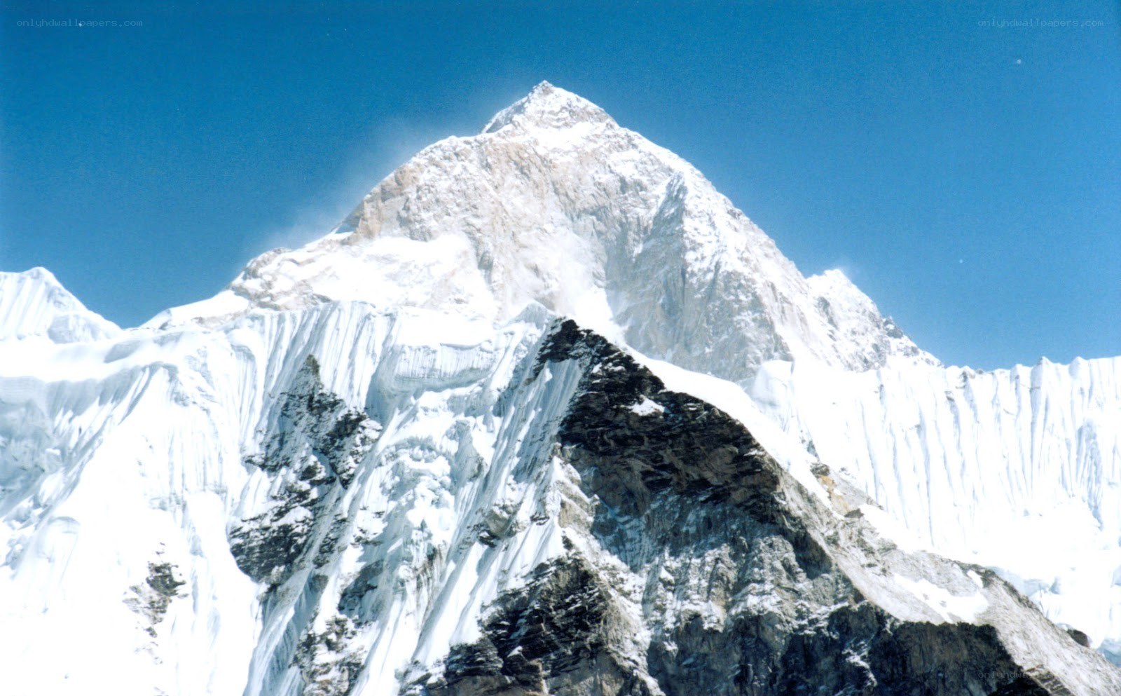 snow-covered mountain peak