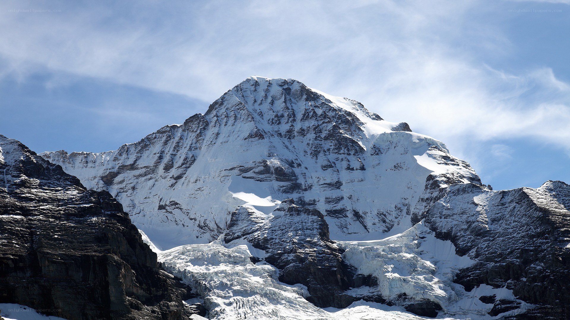 snow-covered mountain peak