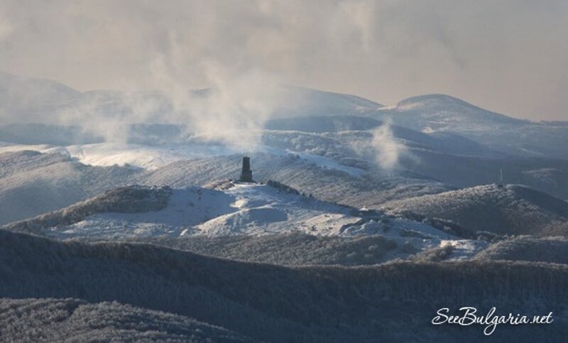 Snow-covered Mountain Peak — White, Cold