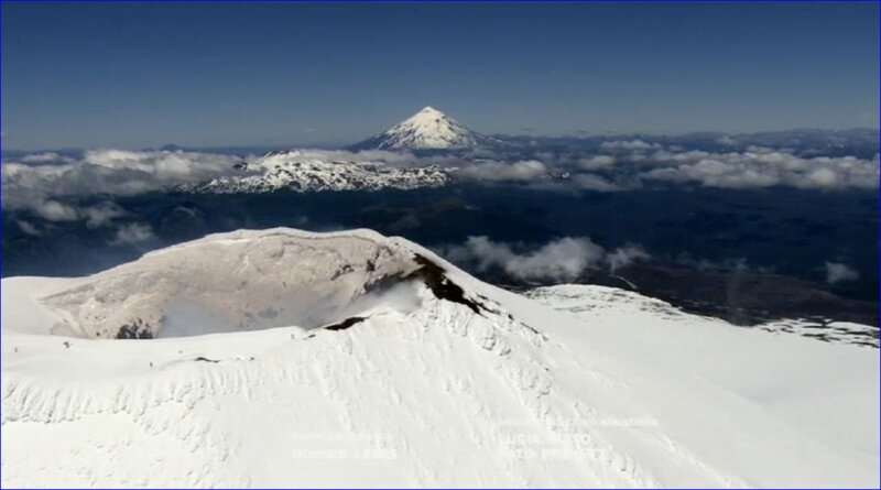 Snow-covered Mountain Peak — White, Serene, Afternoon, Photograph, Clouds
