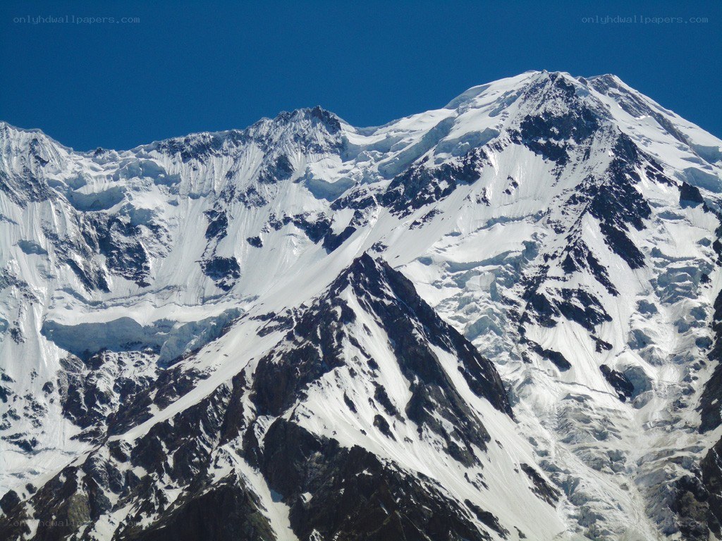 snow-covered mountain peaks