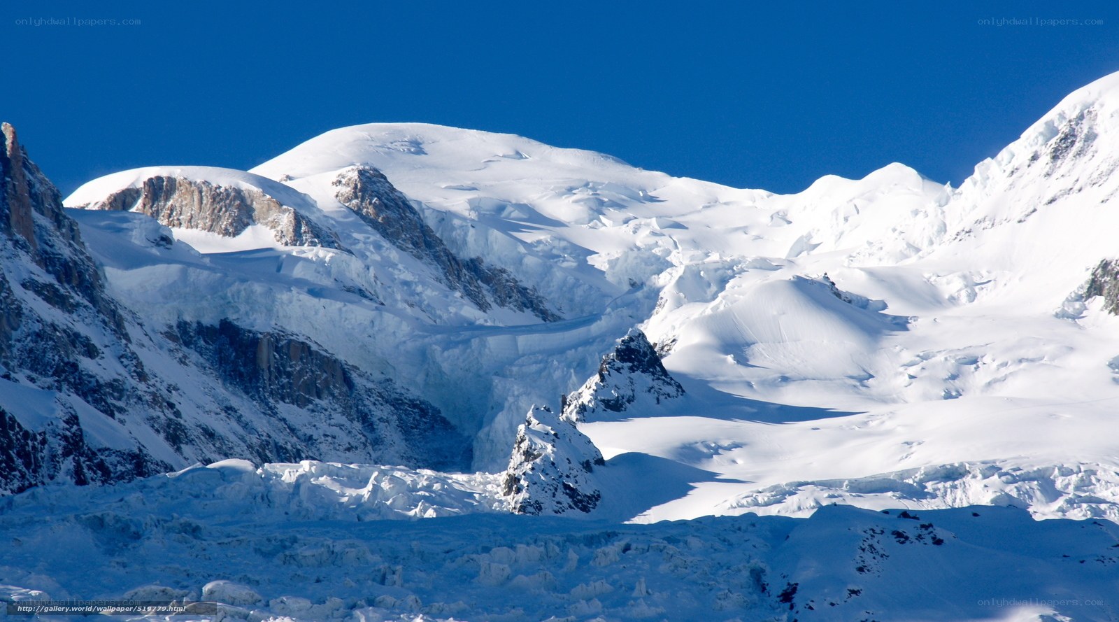 snow-covered mountain peaks
