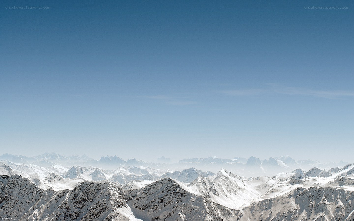 snow-covered mountain peaks