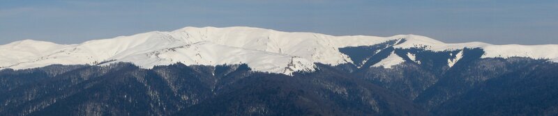 snow-covered mountain range