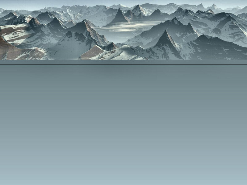 Snow-covered Mountain Range — Gray, Serene