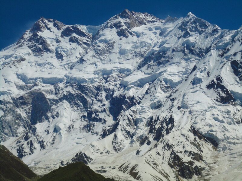 Snow-covered Mountain Range — White, Dramatic, Afternoon, Photograph, Snow