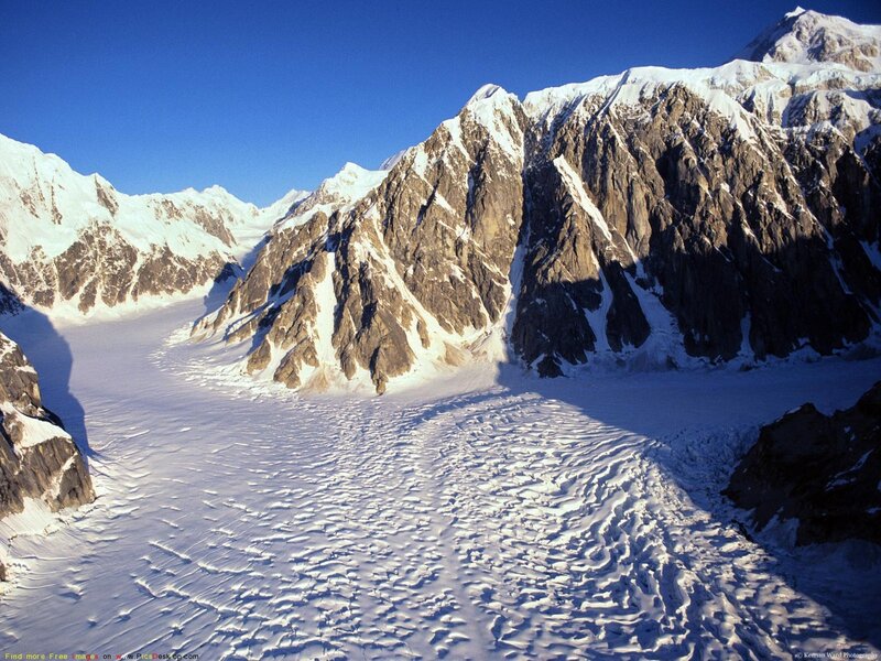 Snow-covered Mountain Range — White, Dramatic, Afternoon