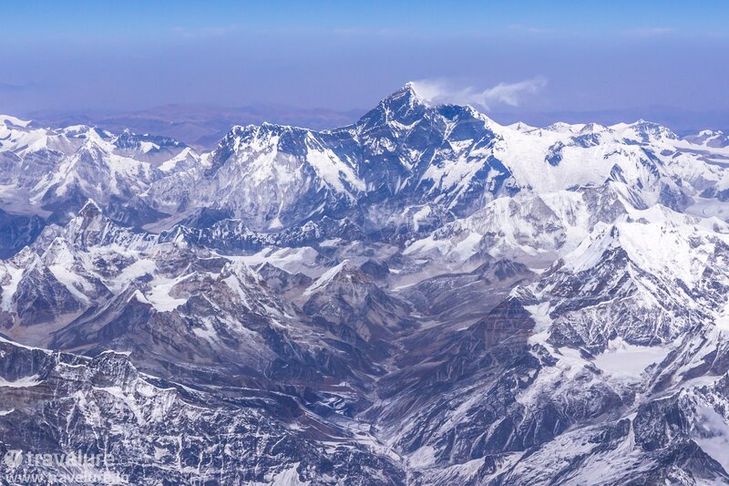 Snow-covered Mountain Range — White, Majestic