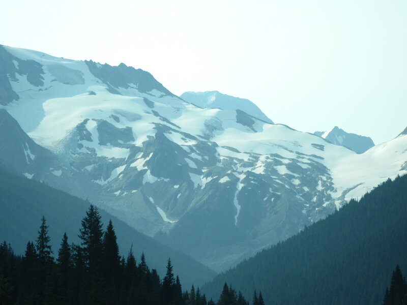 Snow-covered Mountain Range — White, Serene, Afternoon, Photograph, Forests