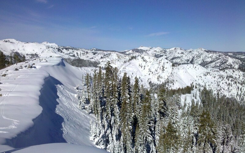 Snow-covered Mountain Range — White, Serene, Winter, Photograph, Trees, Sky