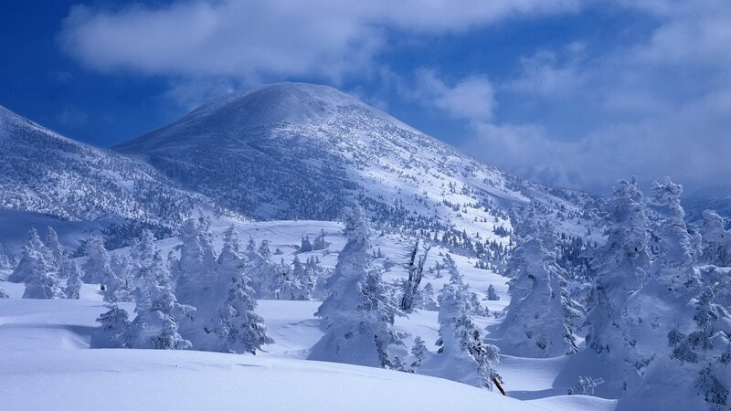 Snow-covered Mountain — Serene