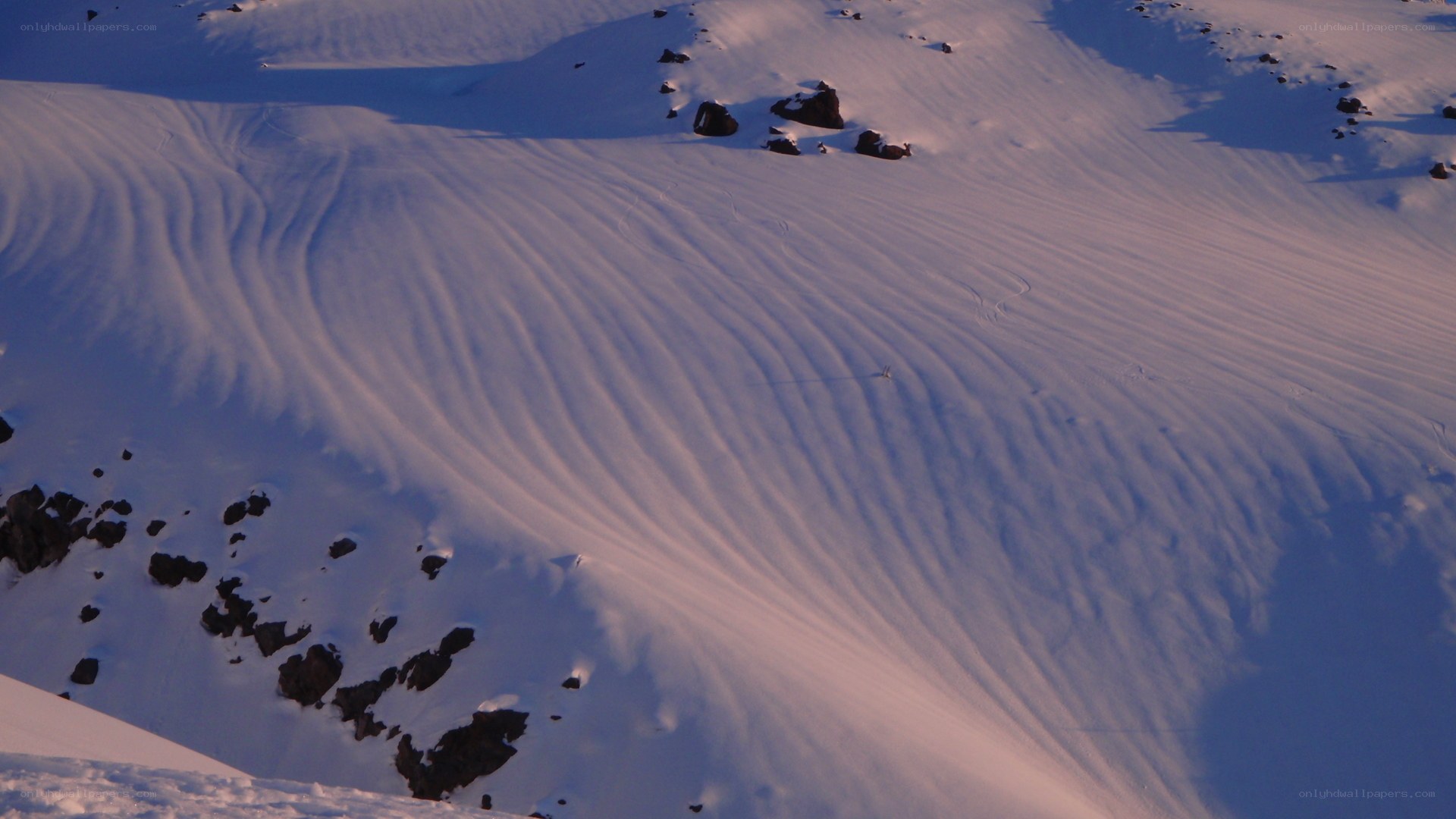 snow-covered mountain slope