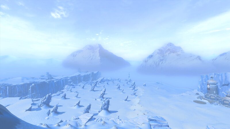Snow-covered Mountains — Blue, Cold, Winter