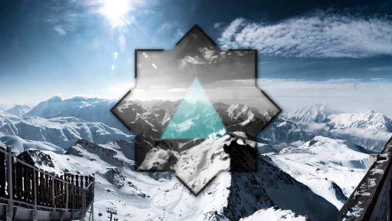 Snow-covered Mountains — Blue, Dramatic, Afternoon, Photograph, Mountain Range