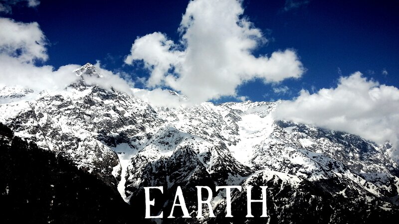Snow-covered Mountains — Blue, Dramatic, Photograph, Clouds, Sky
