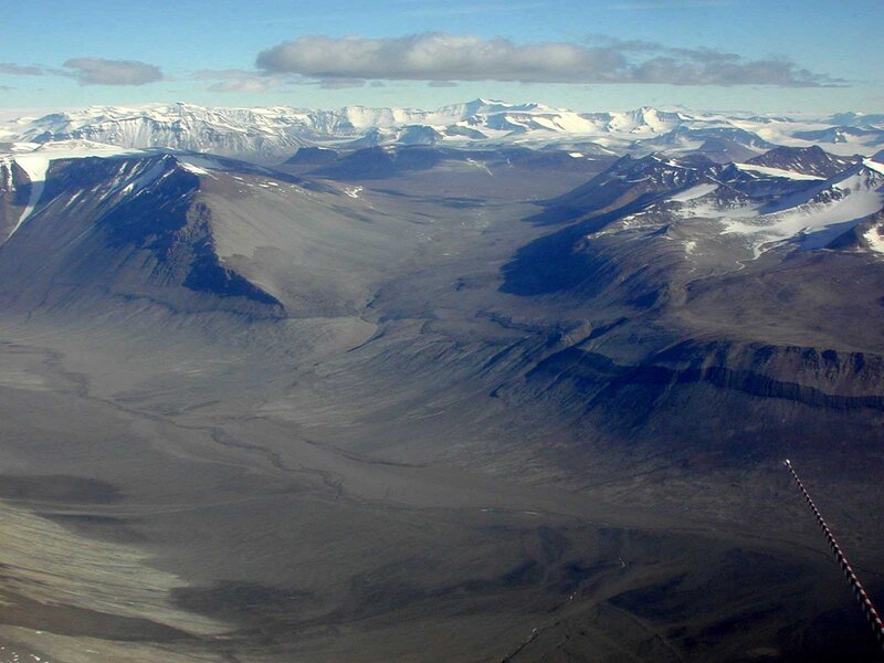 Snow-covered Mountains — Gray