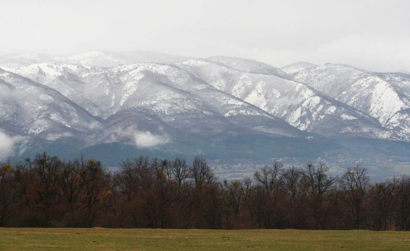 Snow-covered Mountains — Green