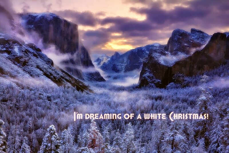 Snow-covered Mountains — Purple, Dramatic, Winter