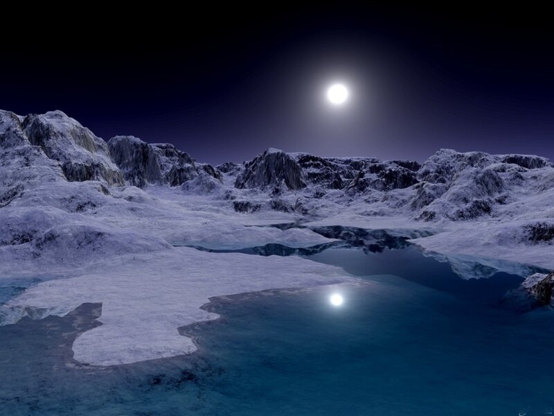 Snow-covered Mountains