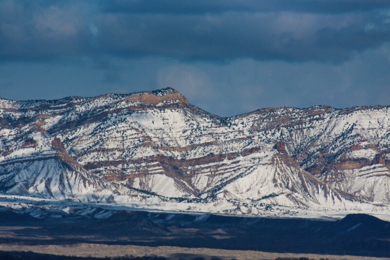 Snow-covered Mountains — White, Dramatic, Winter, Photograph, Snow