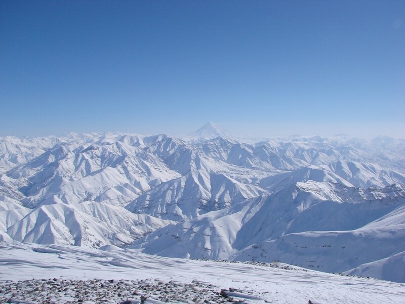 Snow-covered Mountains — White, Serene, Winter, Photograph, Mountain Range, Clear Sky