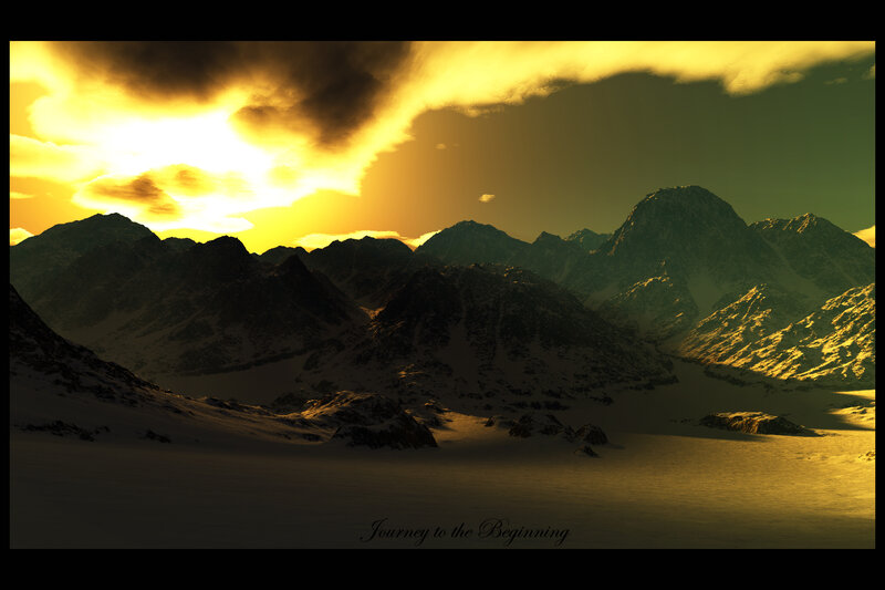 Snow-covered Mountains — Yellow