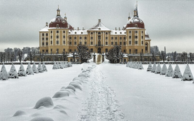 Snow-covered Palace