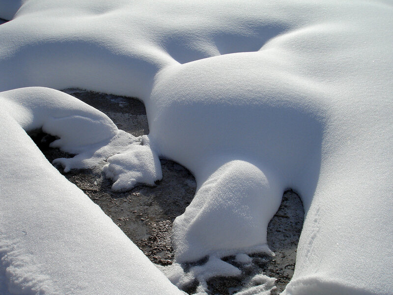 Snow-covered Pavement