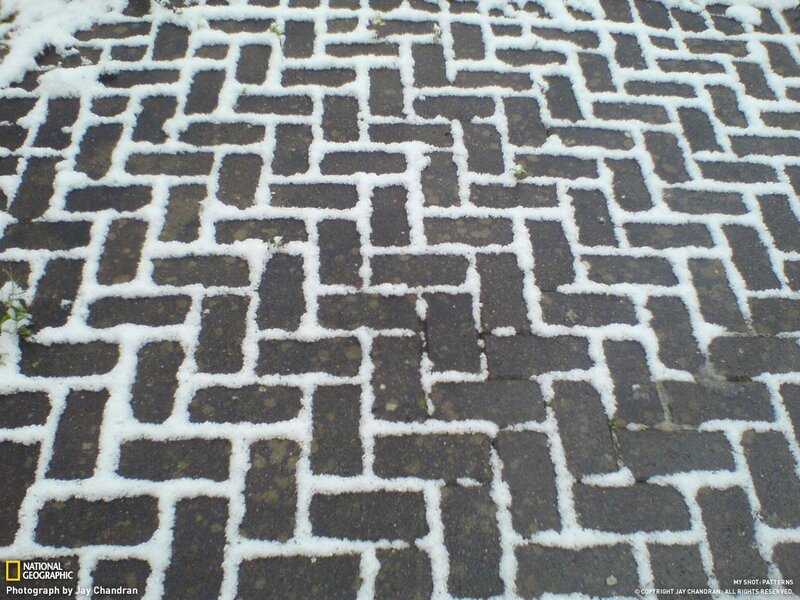 Snow-covered Pavement — White