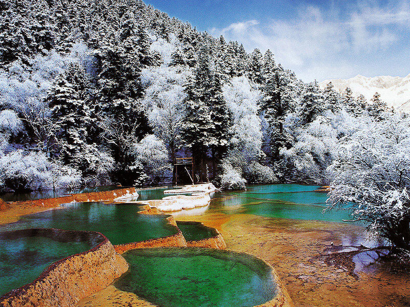 Snow-covered Pools
