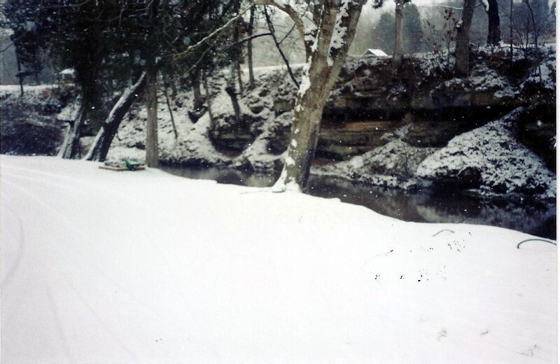Snow-covered Riverbank — White, Quiet