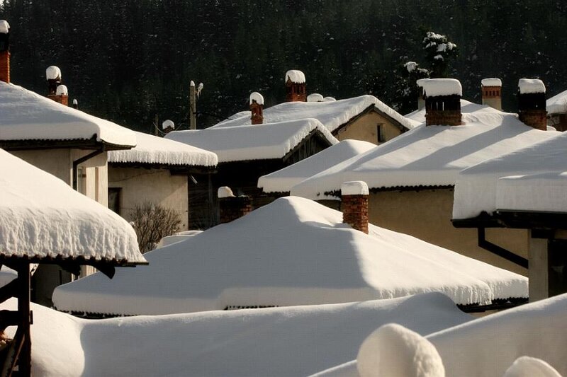 Snow-covered Rooftops