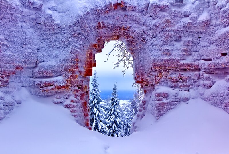 Snow-covered Ruin