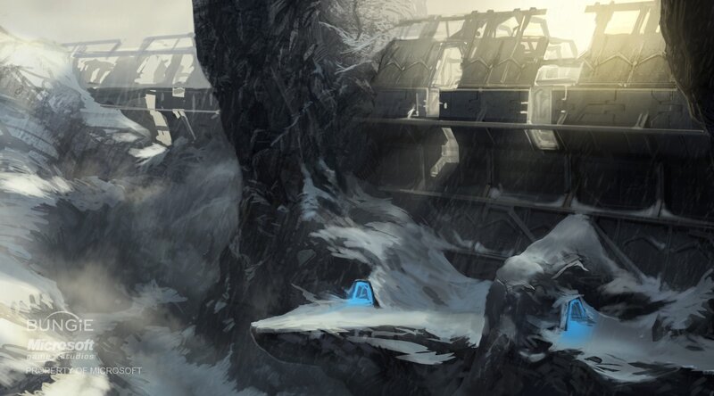 Snow-covered Ruins — Gray, Dramatic, Winter
