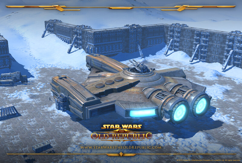 Snow-covered Spaceship