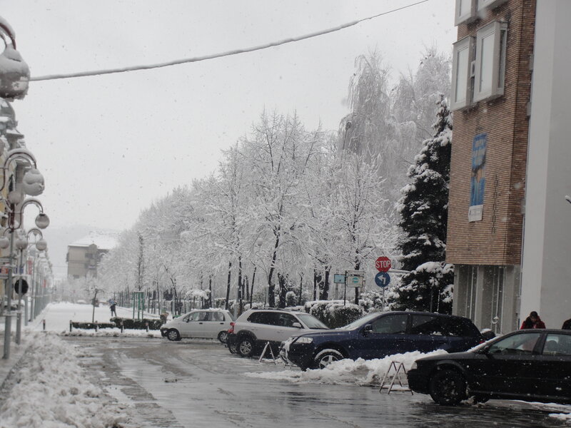 Snow-covered Street
