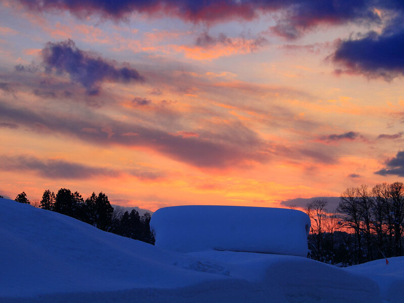 Snow-covered Structure