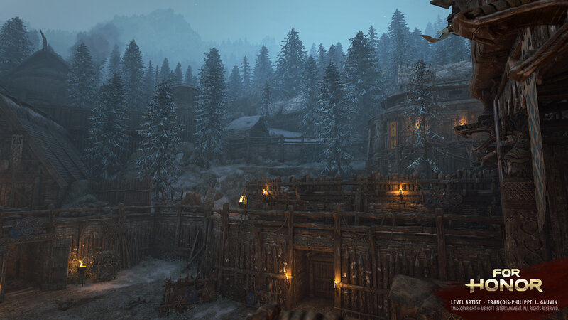 Snow-covered Village — Brown, Atmospheric