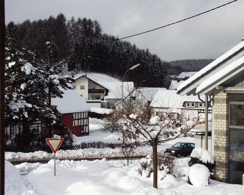 Snow-covered Village — White, Calm