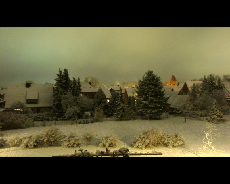 Snow-covered Village — White, Quiet