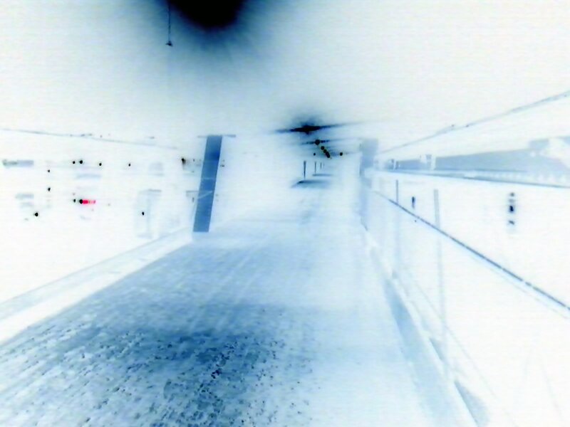 Snow-covered Walkway — White