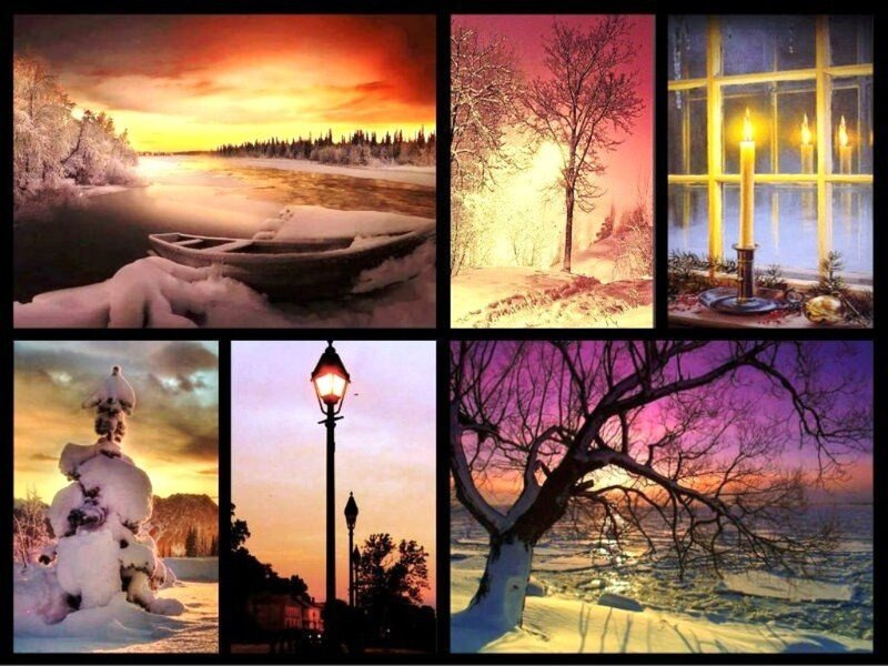 Snow-covered Winter Scenes