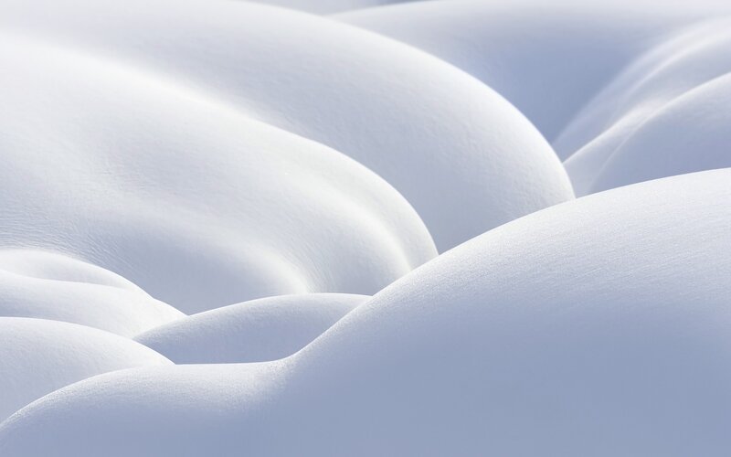 Snow Drifts — White, Serene