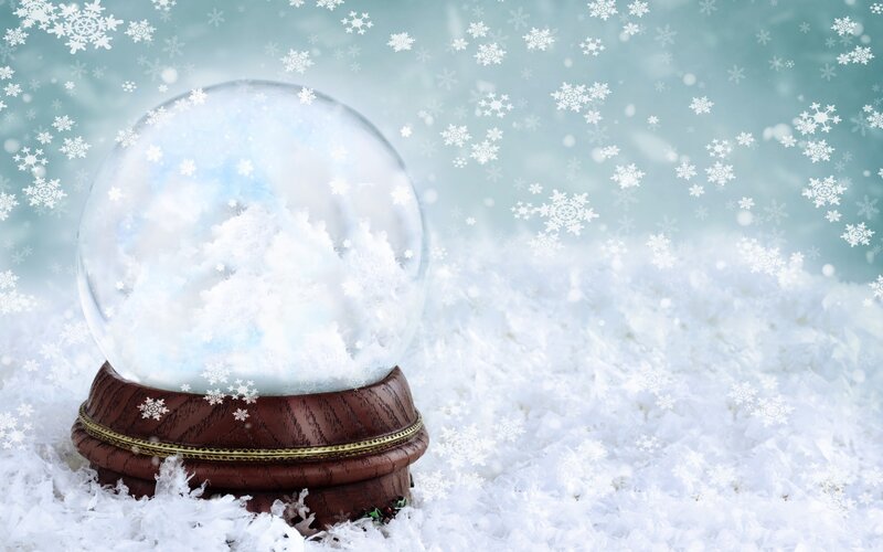 Snow Globe in Snow