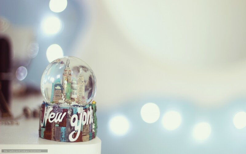Snow Globe with Cityscape